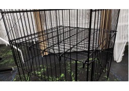 Корзина розкладна 60х60х80см (чорна)